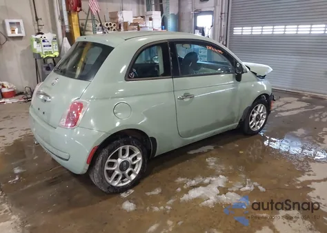 2015 Fiat 500 Pop from USA, damaged, VIN 3C3CFFAR1FT528027